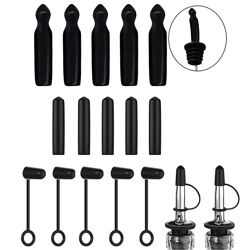 Speed Pourer Cap - 10pcs Rubber Pourer Cap Winte Bottle