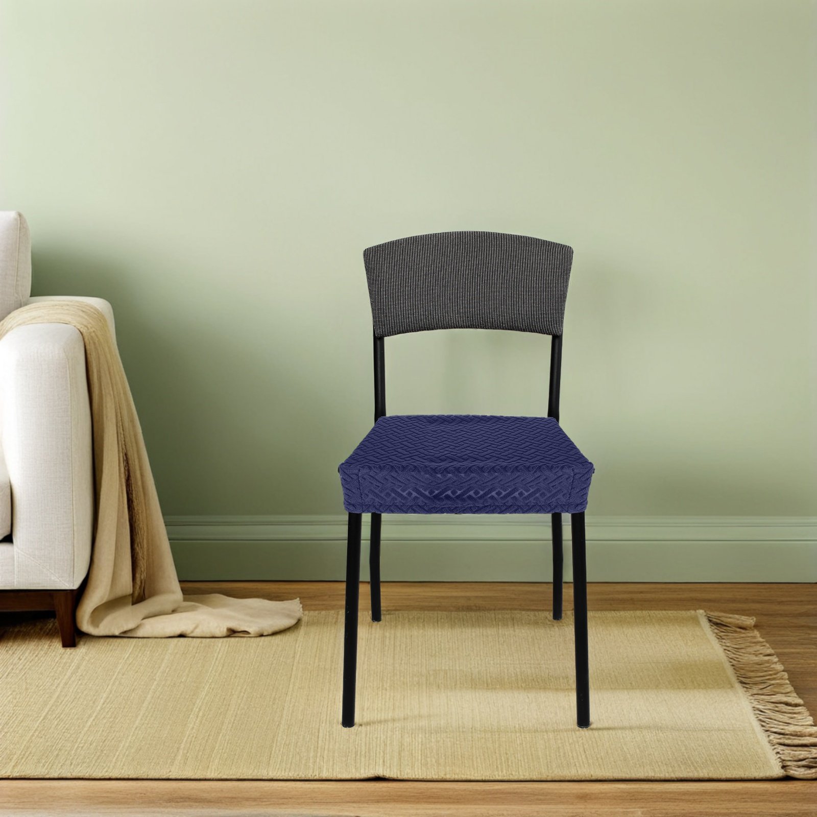 Home Bar Stools - Rectangle Stool Cover Elastic Fit for