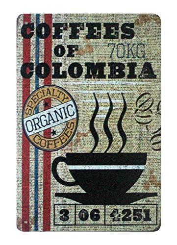 Home Bar And Coffee - Poster Metal Art Decor Coffees of