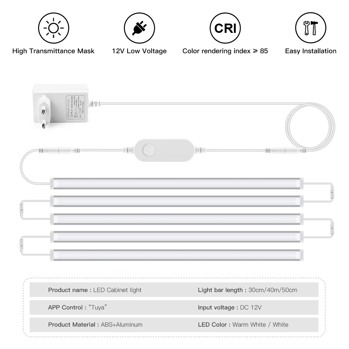 Smart Zigbee LED Lamp Under Ca - Home Bar And Cabinet ulasan dan harga