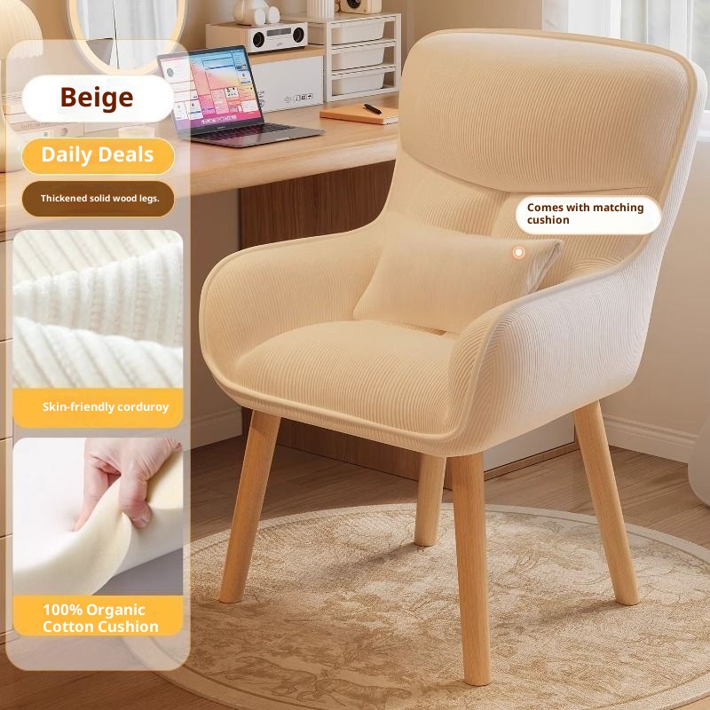 Bedroom chair, backrest makeup - Home Bargains ulasan dan harga