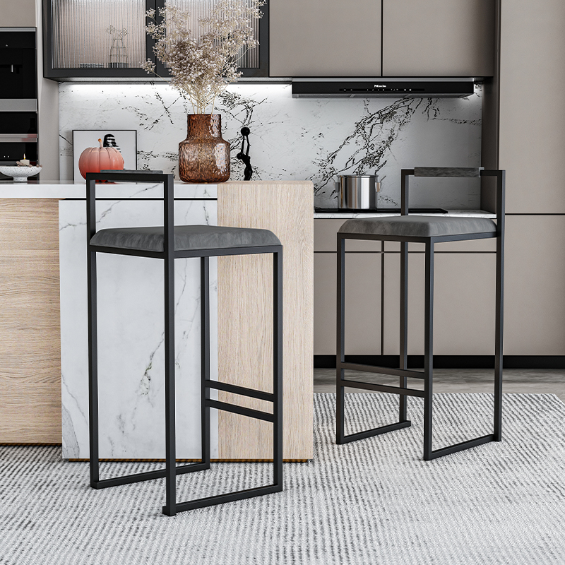 Nordic Velvet Black Bar Chairs - Home Bar Seating ulasan dan harga