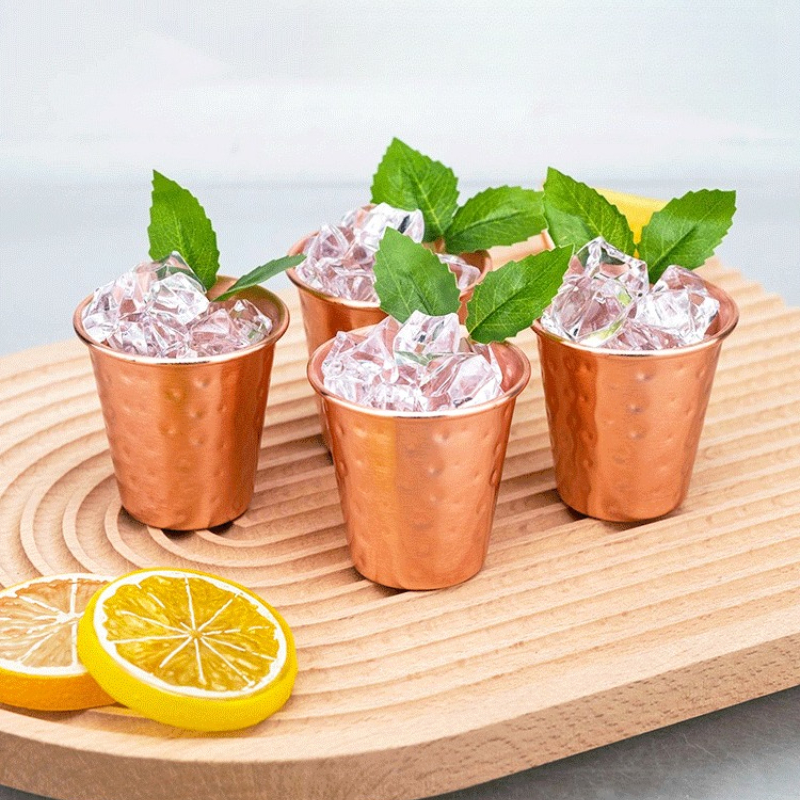 1pc 70ml Copper Vintage Style  - Mule Copper Mug ulasan dan harga