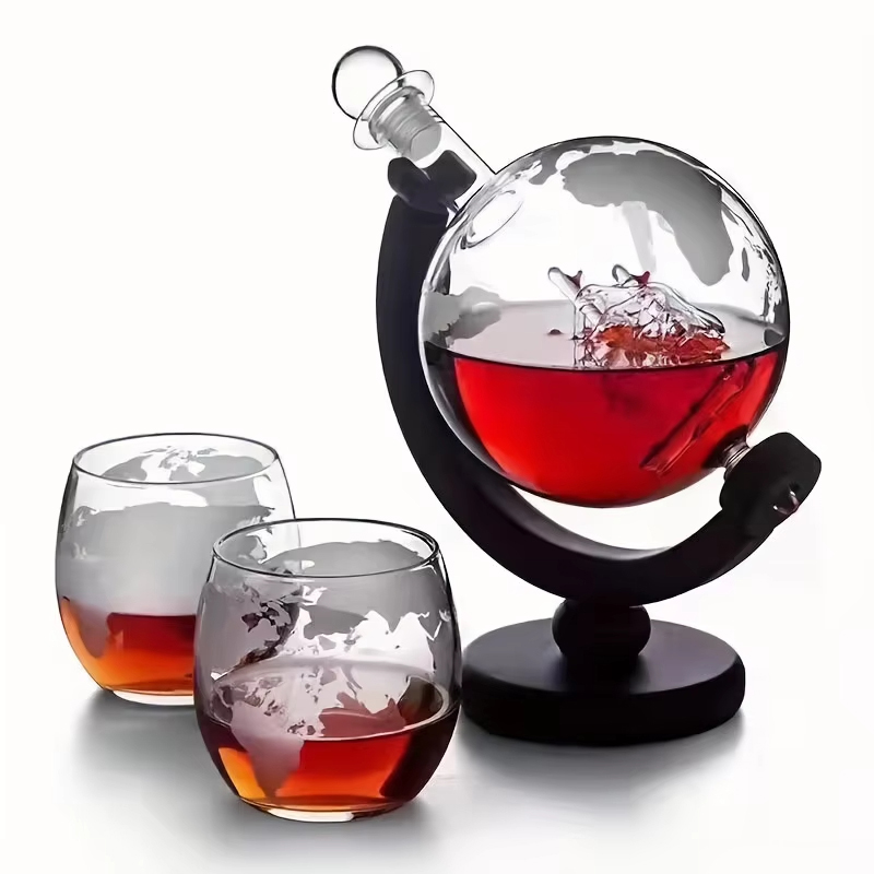 850ML Creative Globe Decanter  - Decanter Globe Set ulasan dan harga