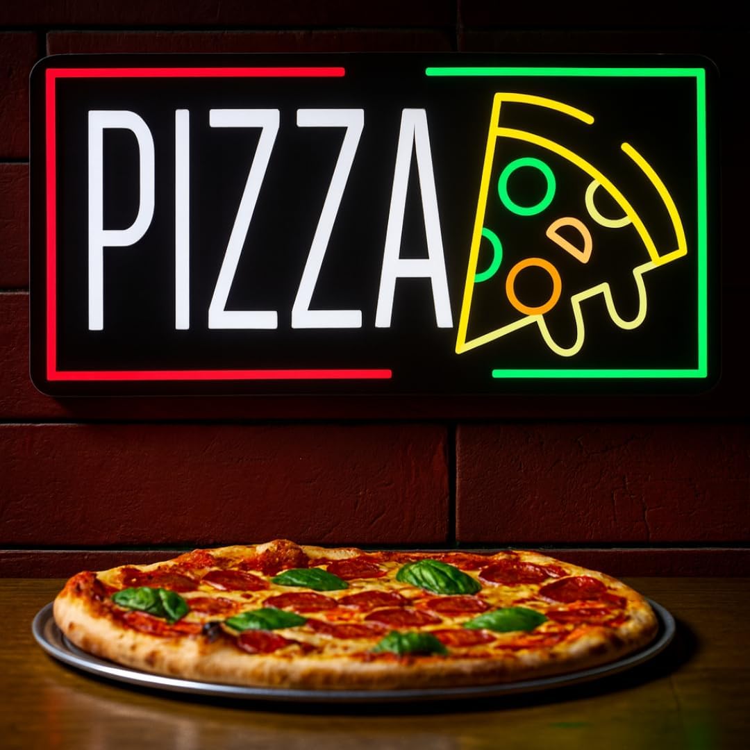 Pizza Neon Sign Business USB L - Home Bar Signs ulasan dan harga