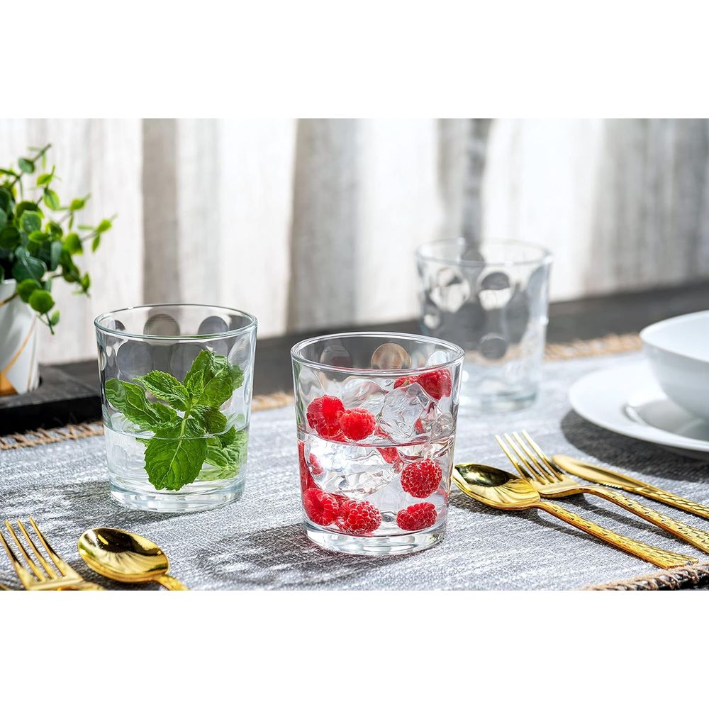 12-Piece Elegant Stackable Gla - Highball Glass Set ulasan dan harga
