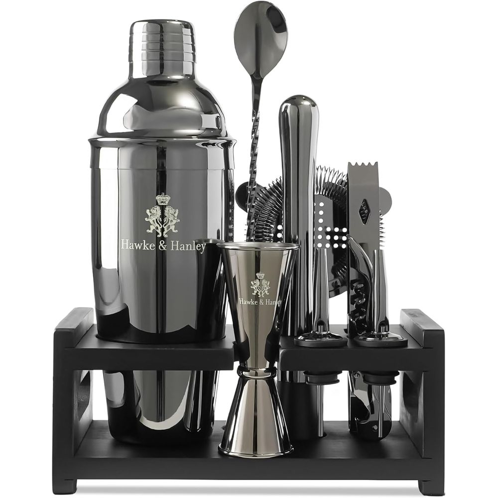 Cocktail Shaker Bar Set with i - Cocktail Recipe Book ulasan dan harga