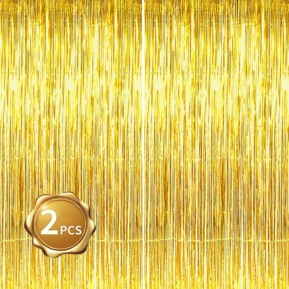 2Pack Gold Metallic Foil Tinse - Home Bargains ulasan dan harga