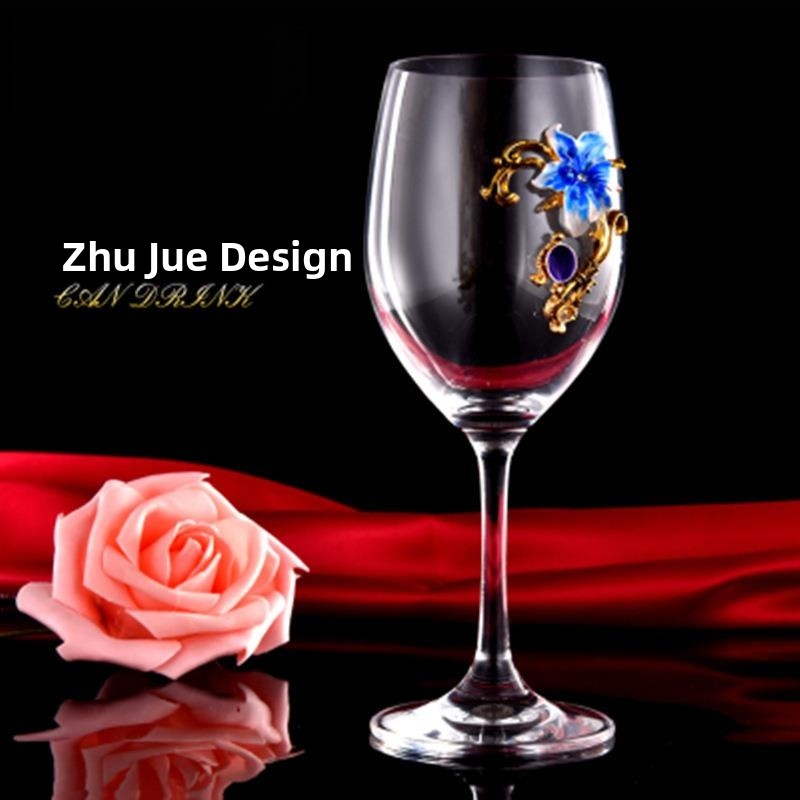 Elegant Enamel Red Wine Glasse - Highball Glass Set ulasan dan harga