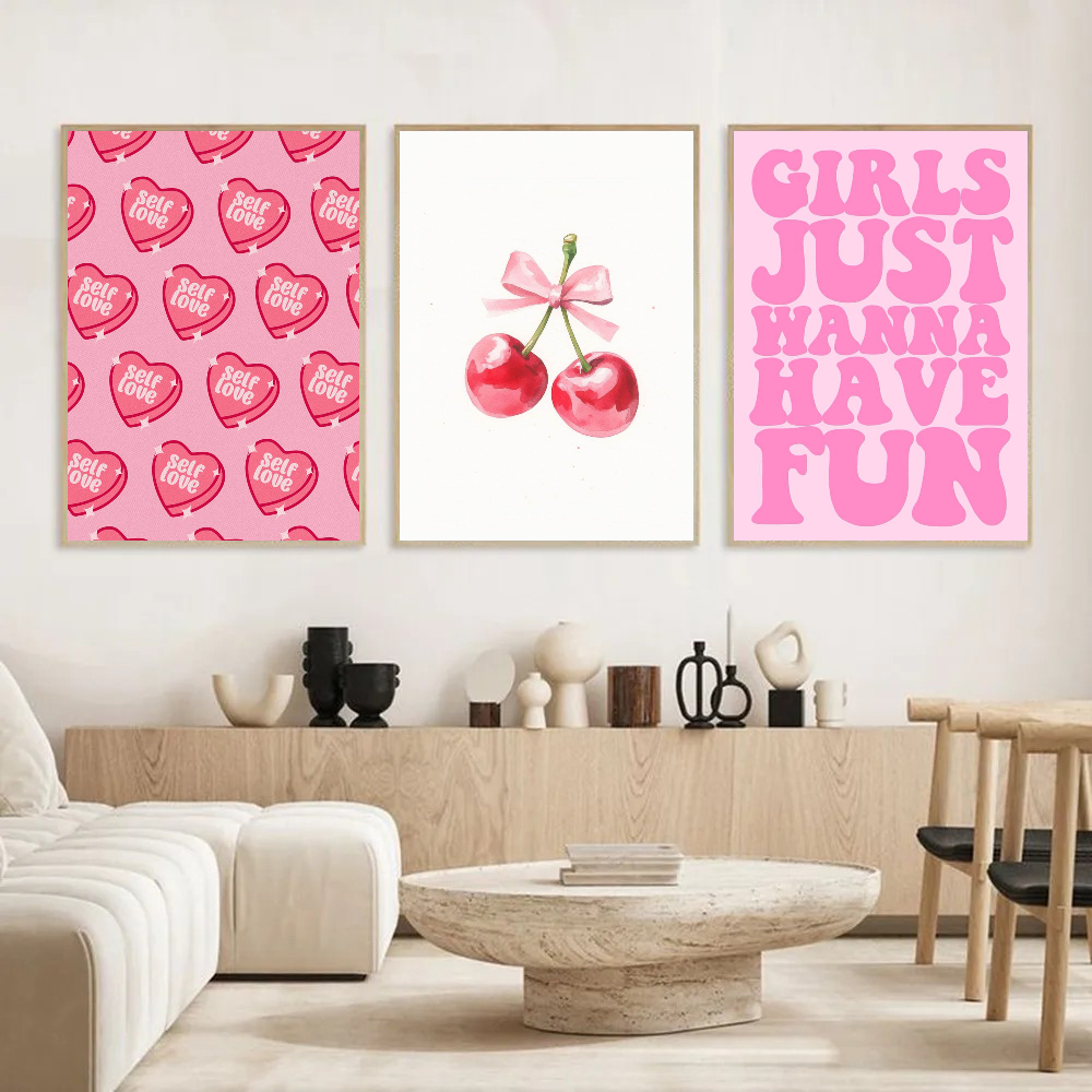 Pink Love Heart and Playing Ca - Home Bar And Coffee ulasan dan harga