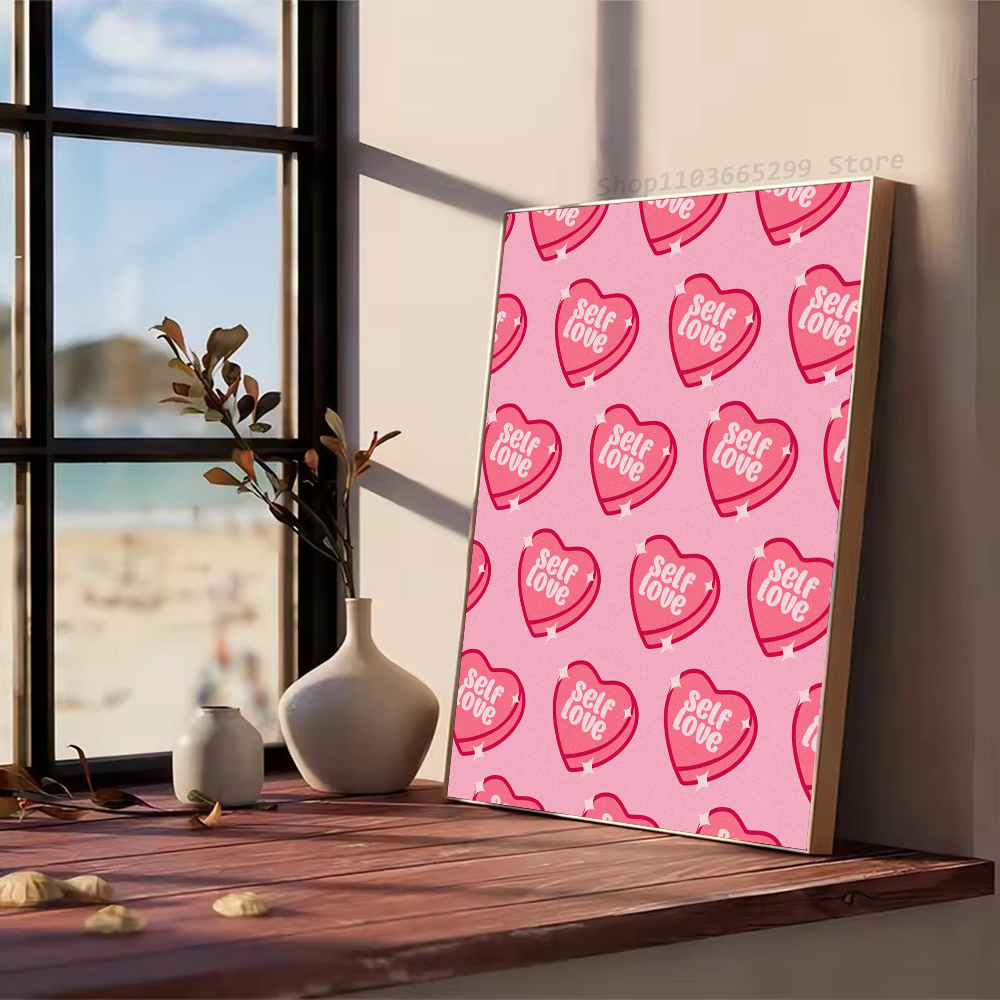 Pink Love Heart and Playing Ca - Home Bar And Coffee ulasan dan harga