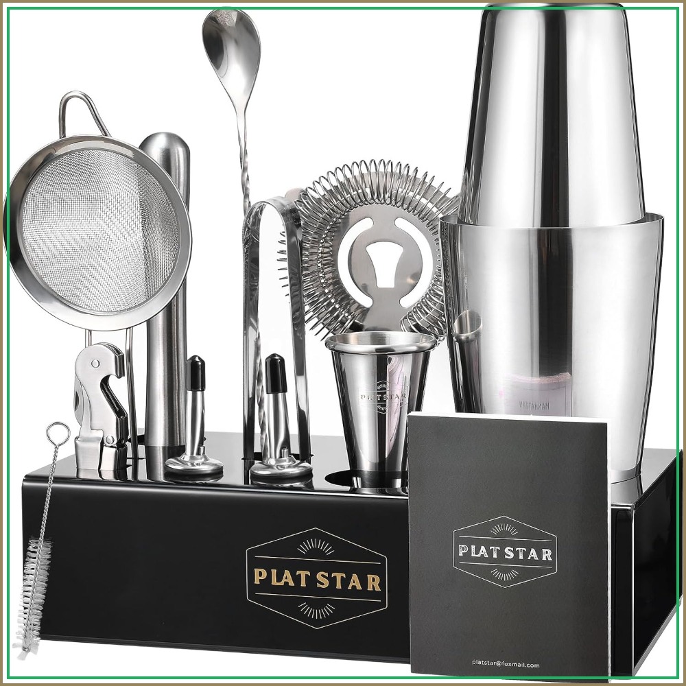 Complete Bartender Kit with St - Cocktail Recipe Book ulasan dan harga