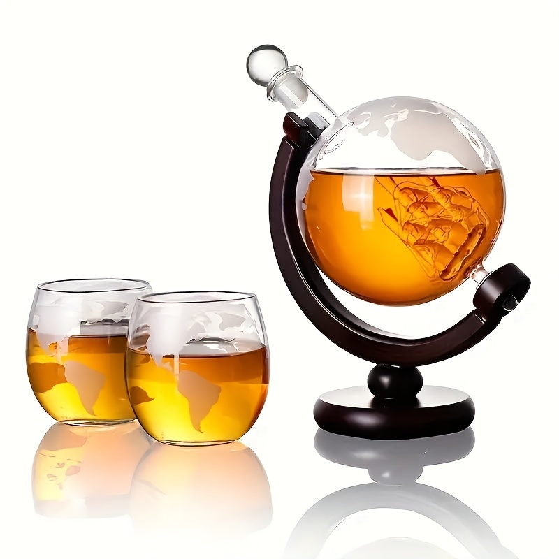 1 Sobering Up Set, 2 World Map - Decanter Globe Set ulasan dan harga