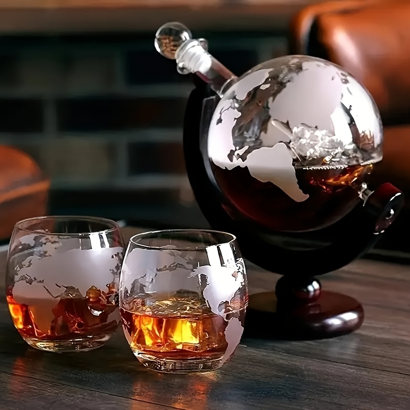1 Sobering Up Set, 2 World Map - Decanter Globe Set ulasan dan harga