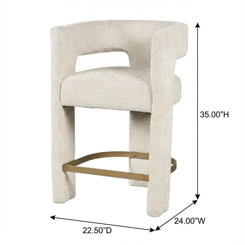 Gwen Natural Upholstered Count - Home Bar Seating ulasan dan harga