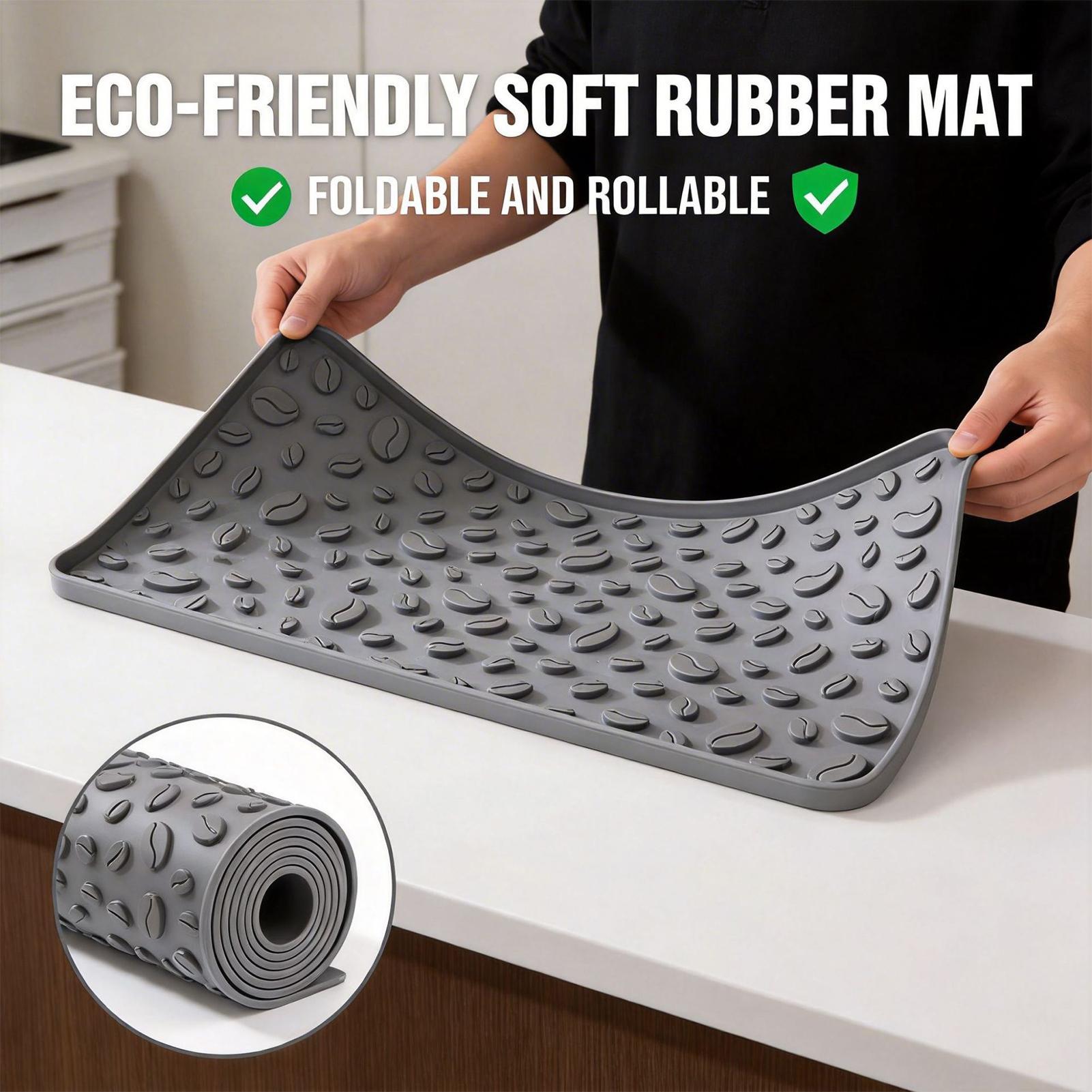 Silicone Coffee Bar Mat 16x8 I - Bar Mat Rubber ulasan dan harga