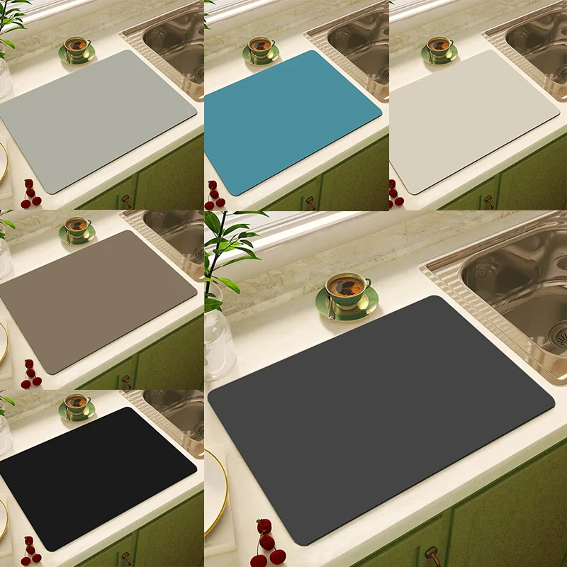 VIKAMA Simple Solid Color Tabl - Bar Mat Rubber ulasan dan harga