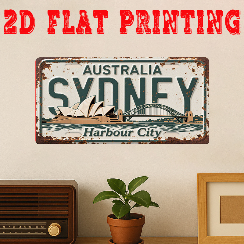 Tin Sign - Australia Sydney Ha - Home Bar Sydney ulasan dan harga