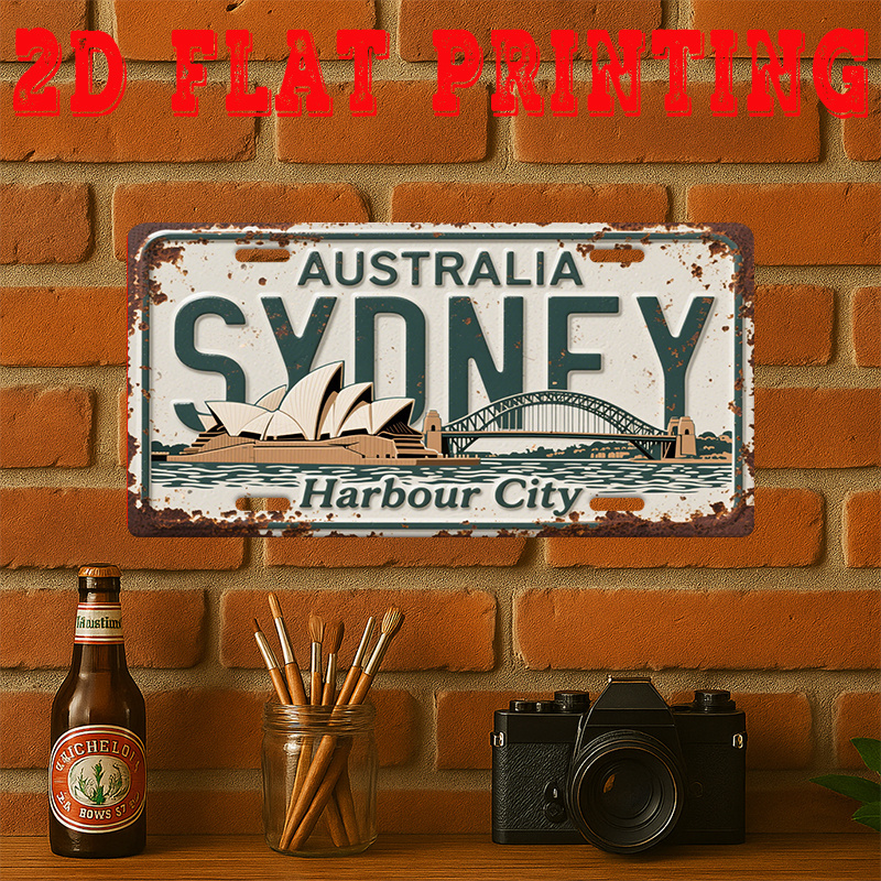 Tin Sign - Australia Sydney Ha - Home Bar Sydney ulasan dan harga