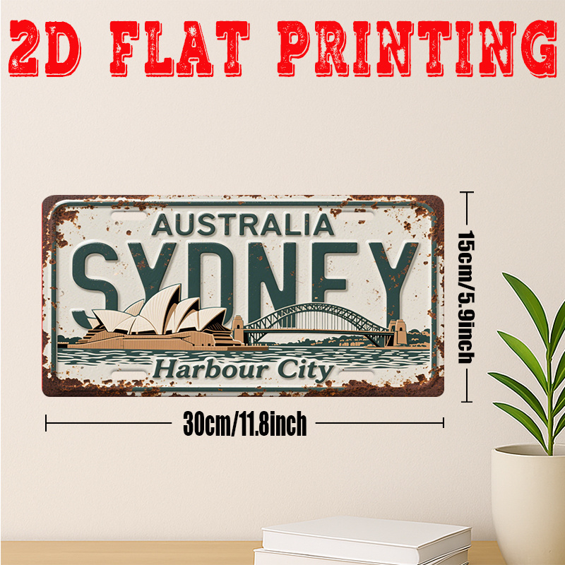 Tin Sign - Australia Sydney Ha - Home Bar Sydney ulasan dan harga