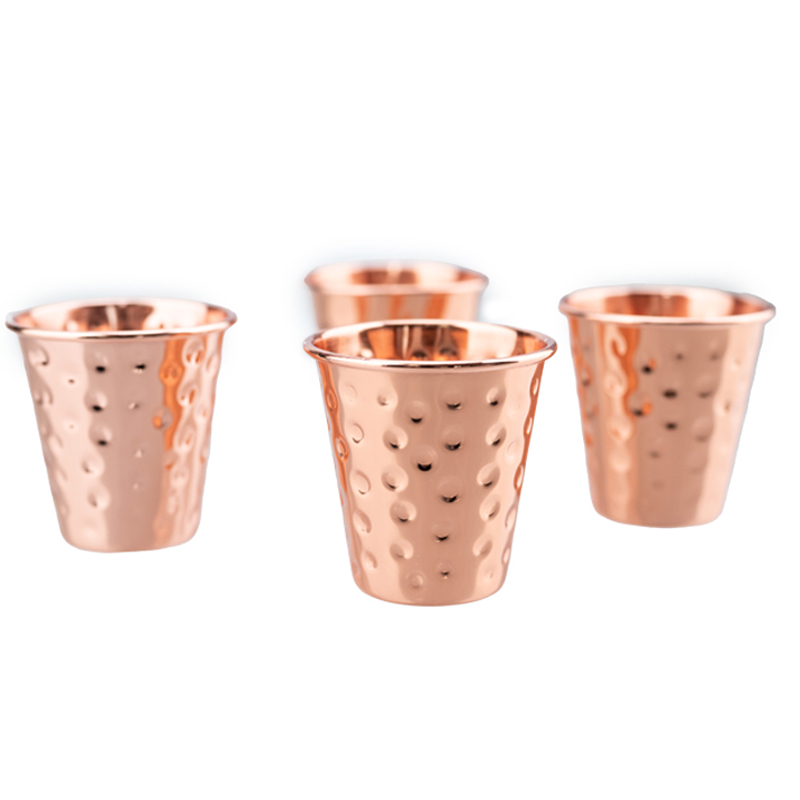 Hammered Copper Shot Glass 60m - Mule Copper Mug ulasan dan harga
