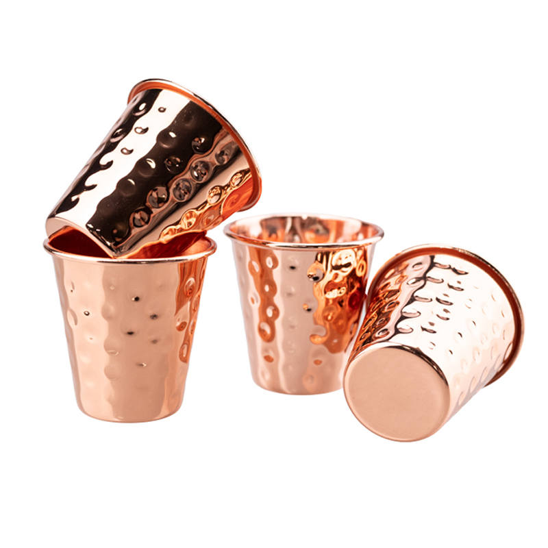 Hammered Copper Shot Glass 60m - Mule Copper Mug ulasan dan harga
