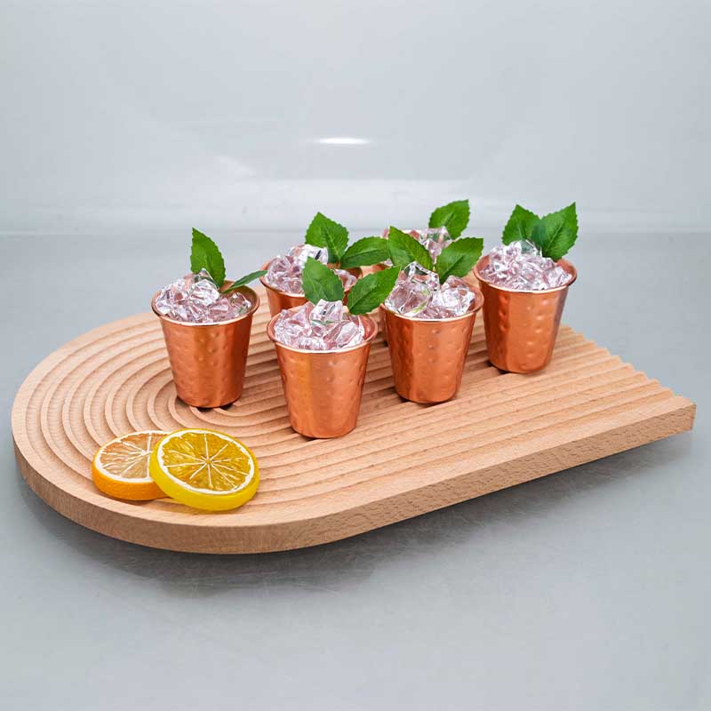 Hammered Copper Shot Glass 60m - Mule Copper Mug ulasan dan harga