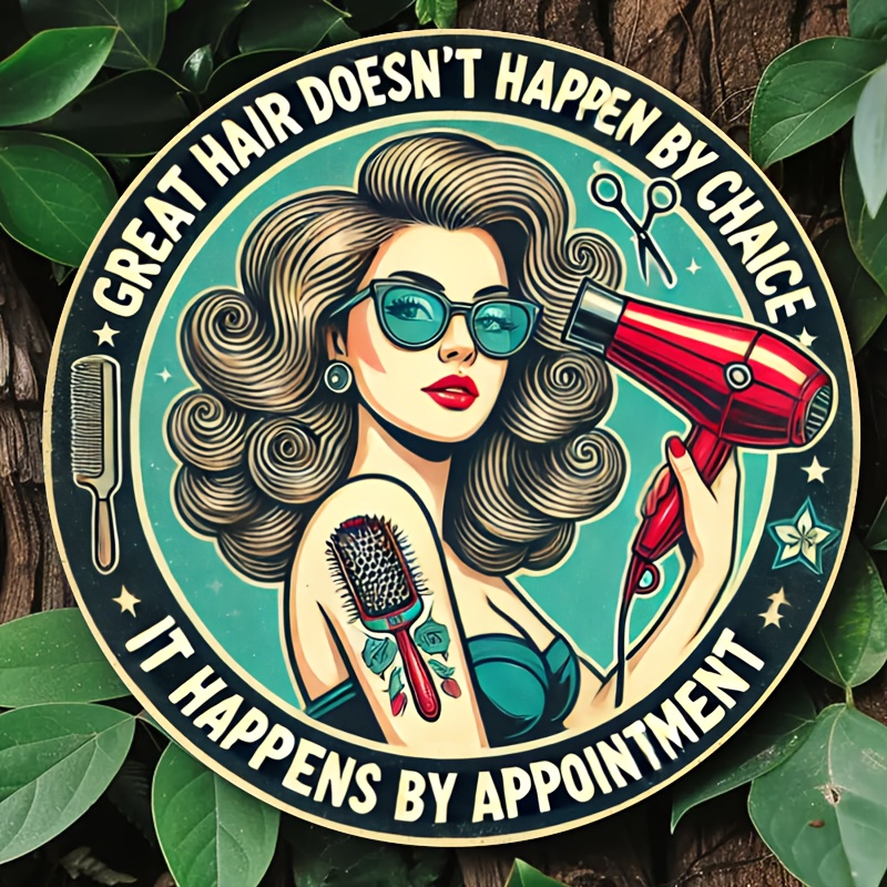 1pc Retro Hair Care Metal Alum - Home Barber ulasan dan harga