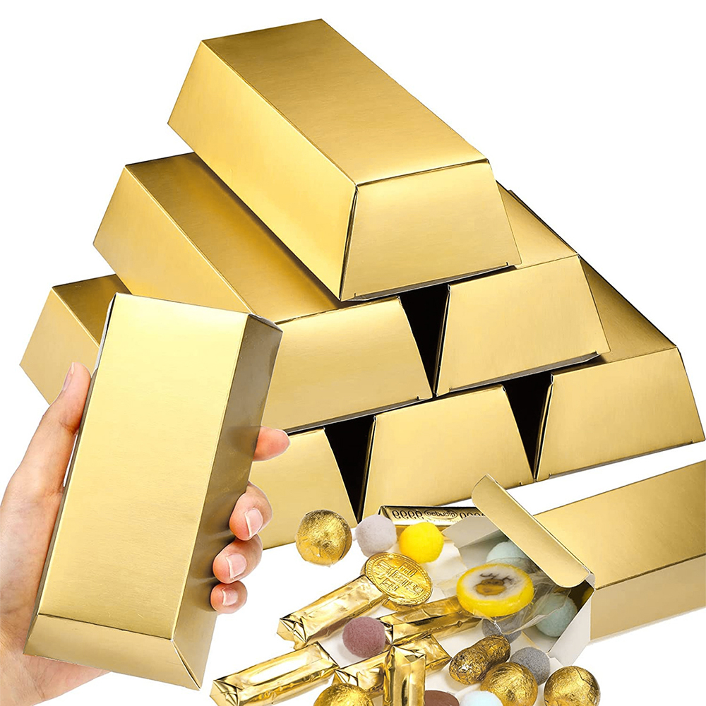 6Pcs Gold Bars Fake Bar Gift B - Bar Cart Gold ulasan dan harga