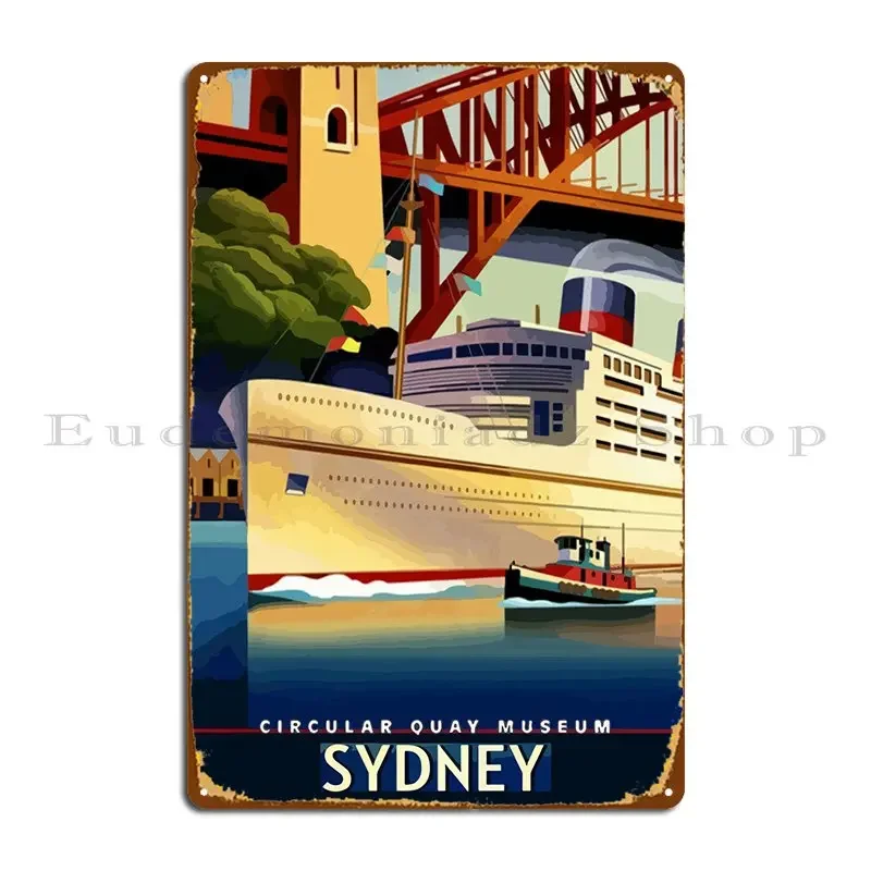 Travel To Sydney Metal Sign Cl - Home Bar Sydney ulasan dan harga