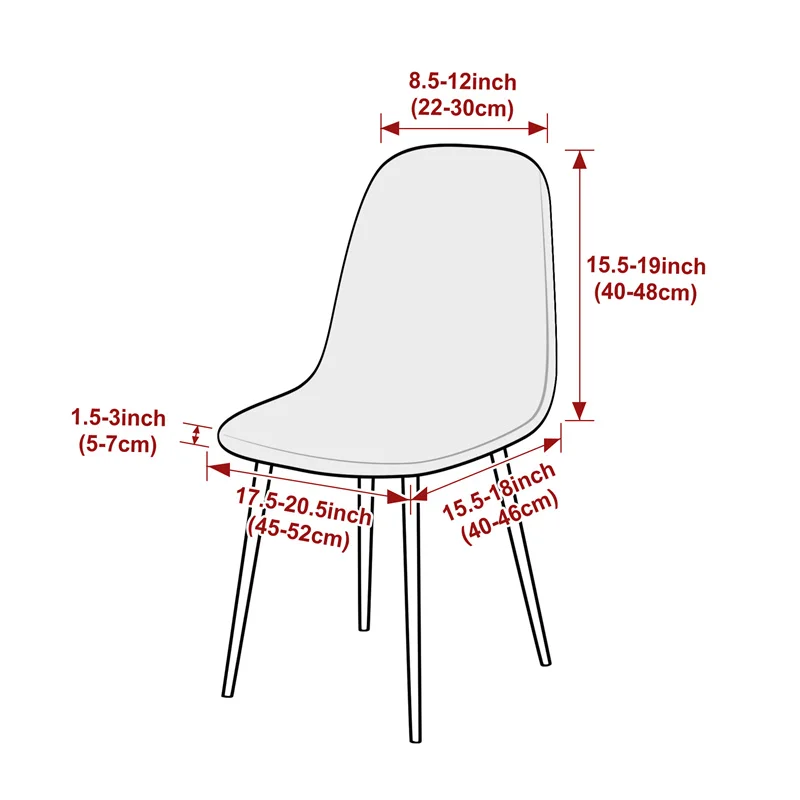 1/2pcs Stretch Shell Chair Cov - Home Bar Seating ulasan dan harga