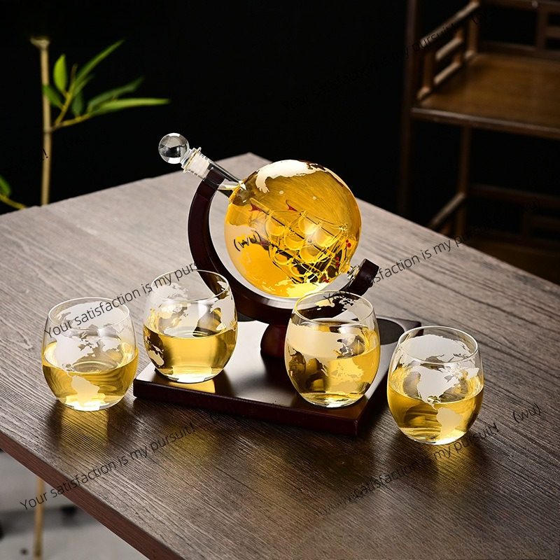 Creative Whiskey Glass Bottle  - Decanter Globe Set ulasan dan harga