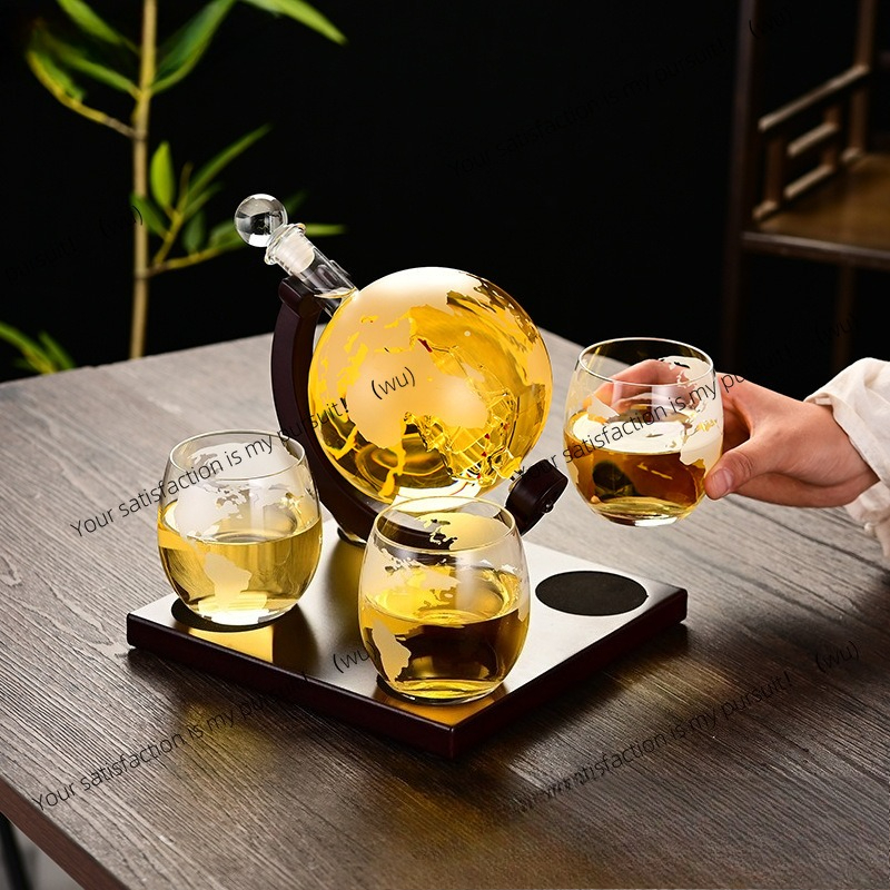 Creative Whiskey Glass Bottle  - Decanter Globe Set ulasan dan harga