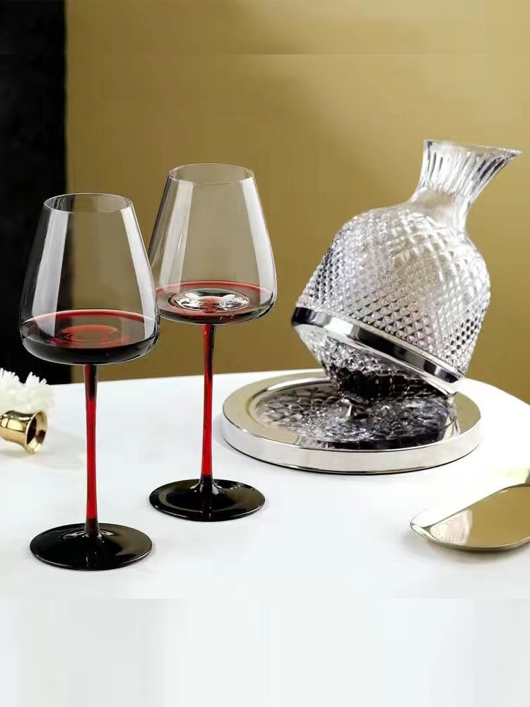 Burgundy Wine Glasses Crystal  - Highball Glass Set ulasan dan harga