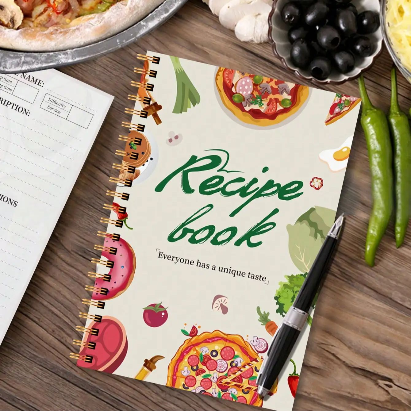 A5 Recipe Book with Full-Color - Cocktail Recipe Book ulasan dan harga