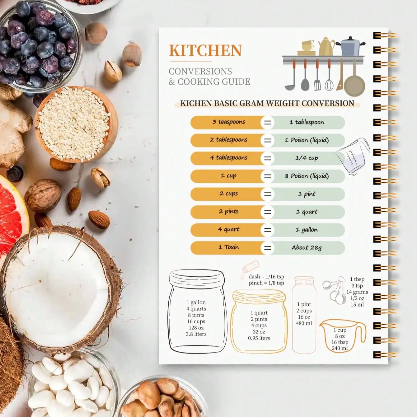 A5 Recipe Book with Full-Color - Cocktail Recipe Book ulasan dan harga