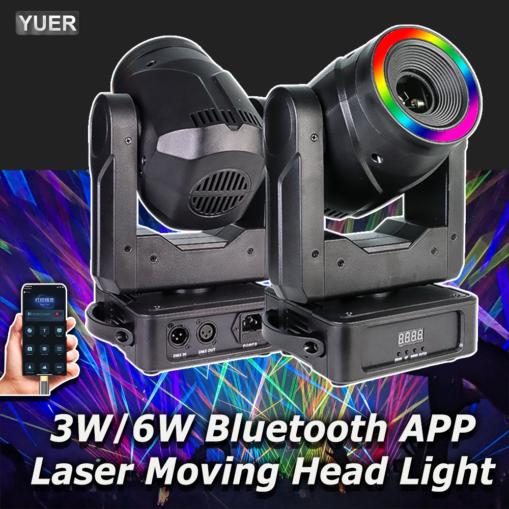3W 6W RGB Laser Moving Head Li - Home Bar Android ulasan dan harga