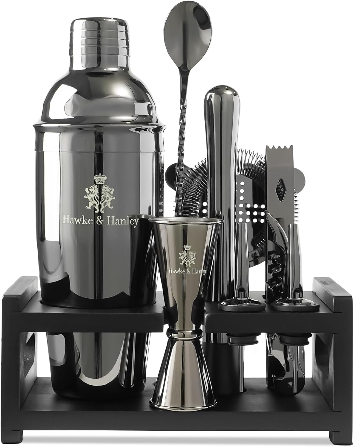 Cocktail Shaker Bar Set, 25 oz - Cocktail Recipe Book ulasan dan harga
