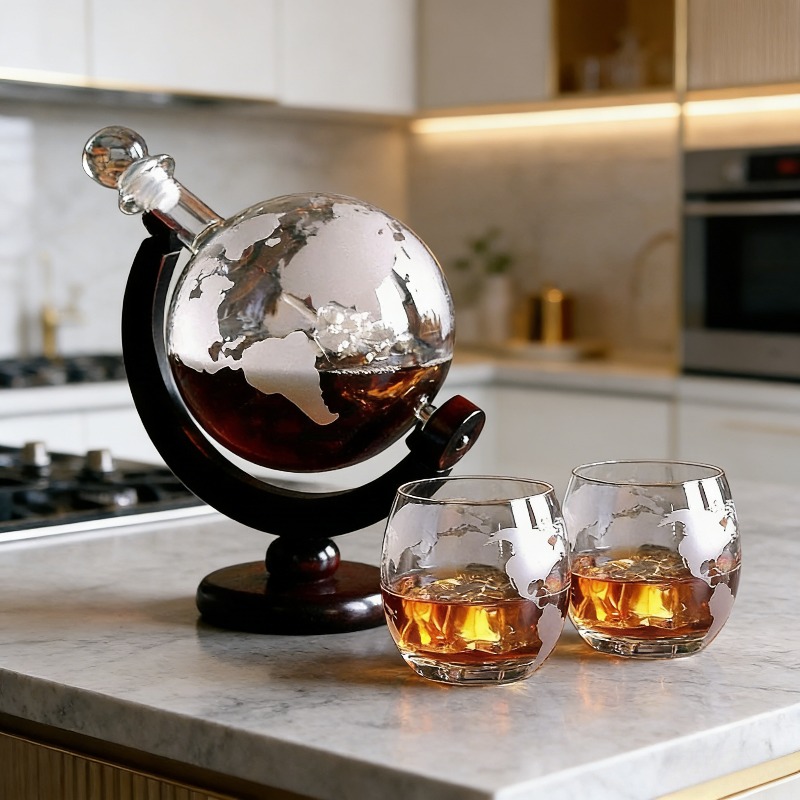Creative Globe Decanter Set wi - Decanter Globe Set ulasan dan harga