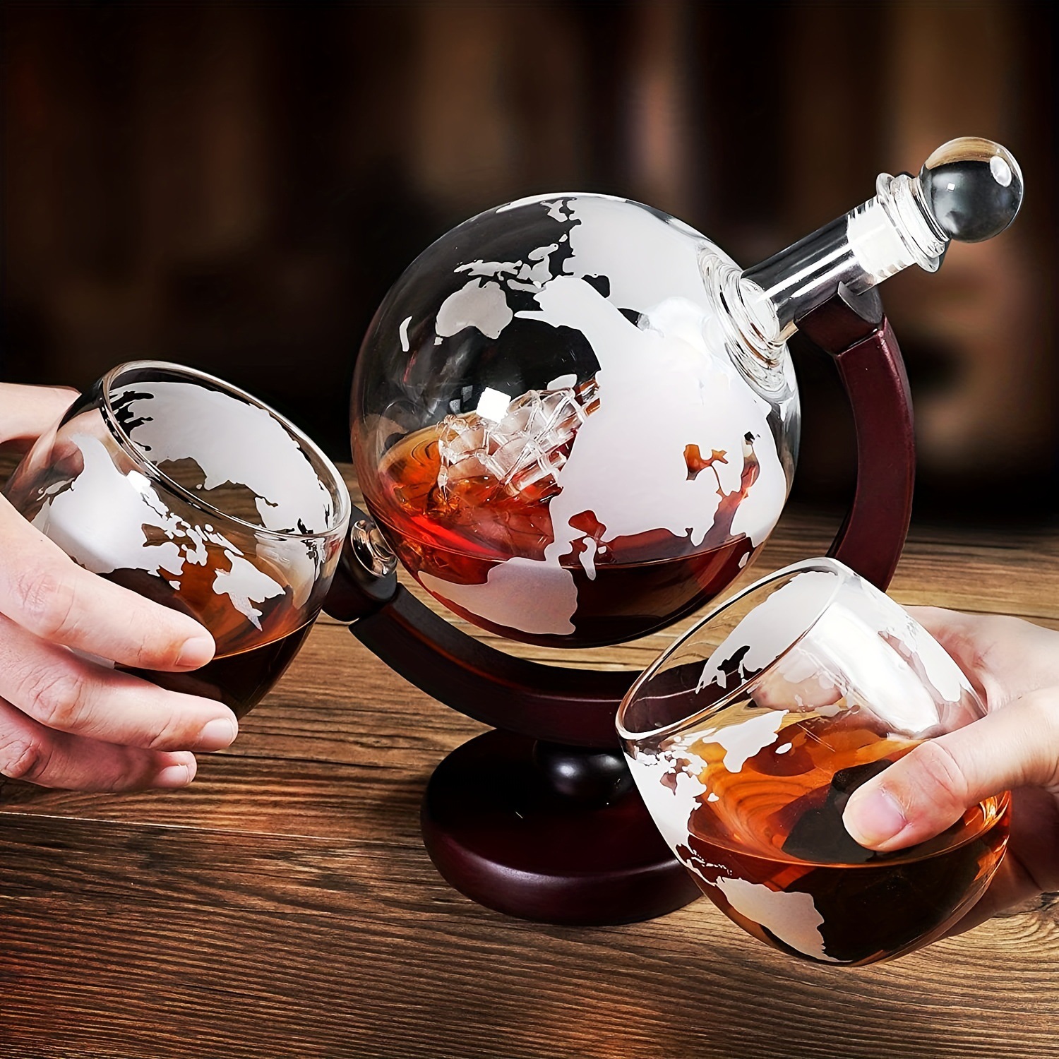 Creative Globe Decanter Set Ex - Decanter Globe Set ulasan dan harga