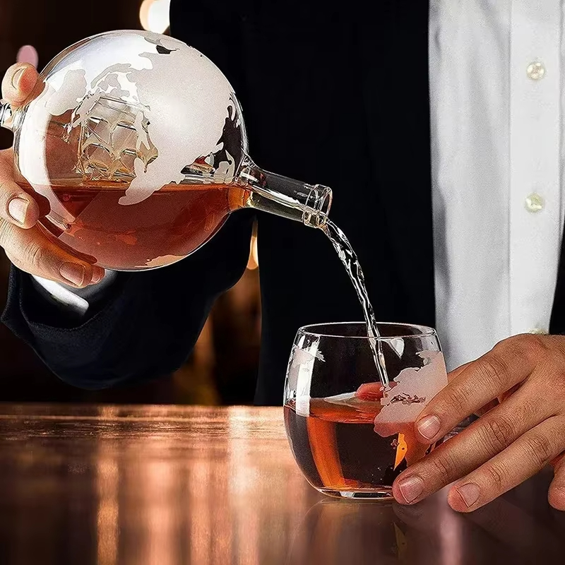 Creative Globe Decanter Set Ex - Decanter Globe Set ulasan dan harga
