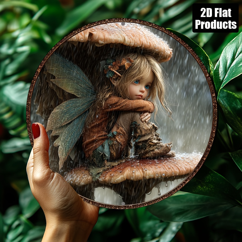 2D Flat, 1pc, Mushroom Elf The - Home Bar Cafe ulasan dan harga