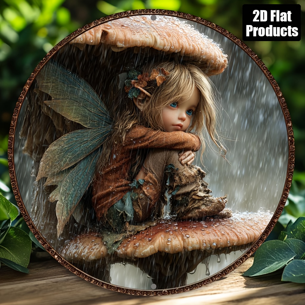 2D Flat, 1pc, Mushroom Elf The - Home Bar Cafe ulasan dan harga