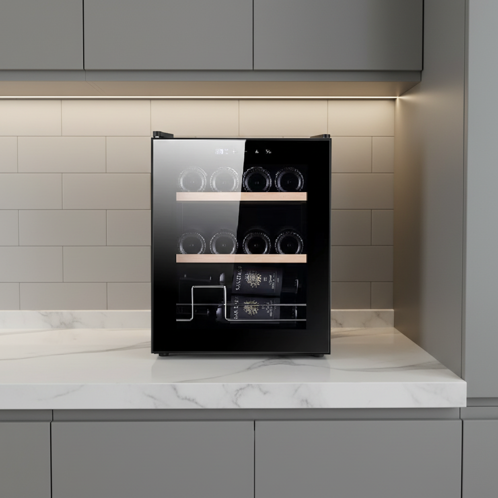 Mini bar Cooler Fridge Red Win - Home Bar And Fridge ulasan dan harga