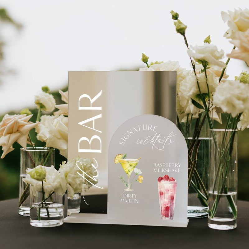 Wedding Bar Menu,Signature Dri - Cocktail Recipe Book ulasan dan harga