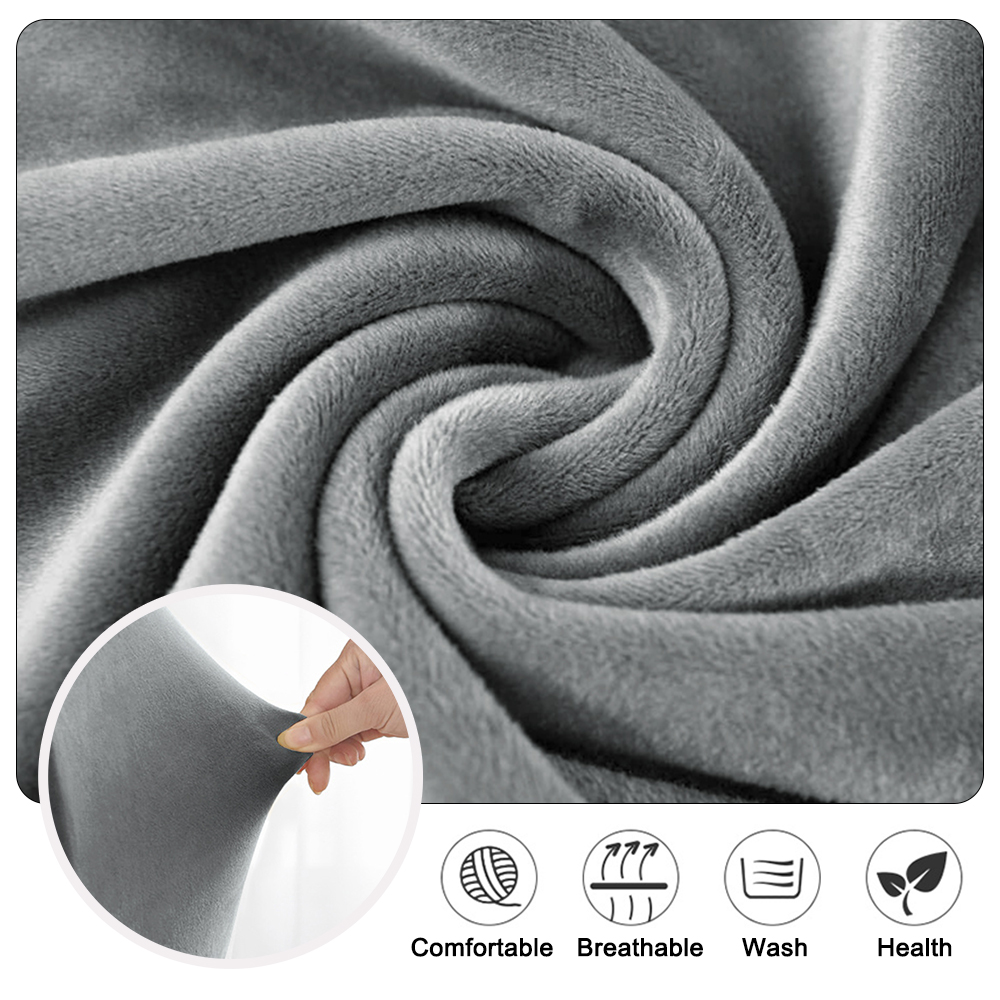 Velvet Solid color Chair Cover - Home Bar Seating ulasan dan harga