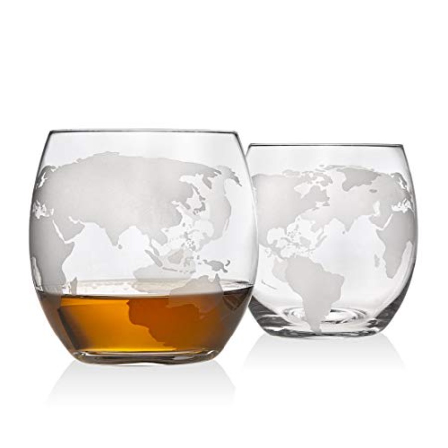 Whiskey Decanter Globe Set wit - Decanter Globe Set ulasan dan harga
