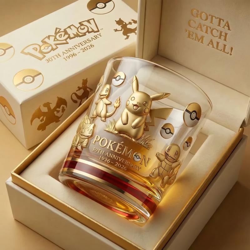 New Pokemon 30th Anniversary C - Old Fashioned Glass ulasan dan harga