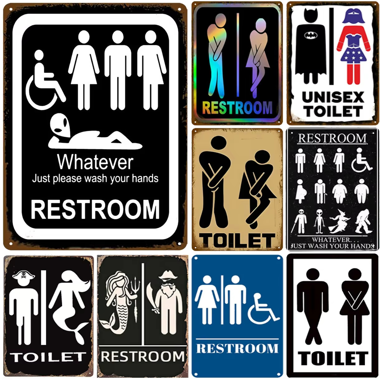 Metal Tin Signs Warning No Smo - Home Bar Signs ulasan dan harga